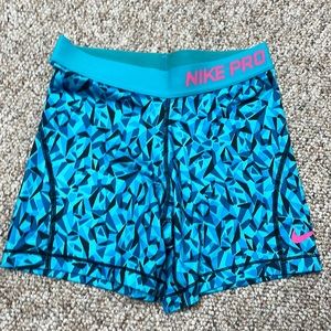 blue NIKE pros